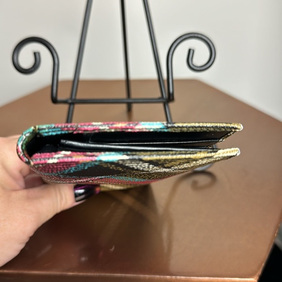 Vivienne Westwood leather plaid print long wallet - Picture 5 of 7